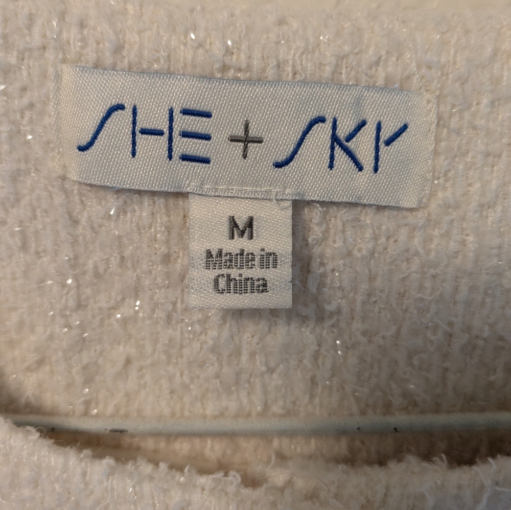 She & Sky Elegant Cream Women's Jacket - Picture 5 of 7